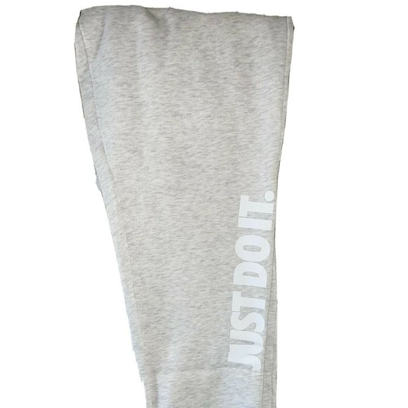 New Ivory Nike White Logo Print Joggers Sweatpants Sz 3Xl 2/2 Set - Picture 1 of 2